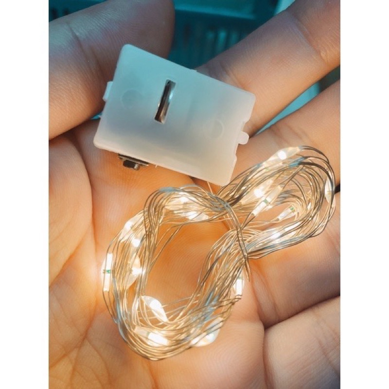 Dây đèn Led dùng pin ,dây đèn đom đóm 0,5/1/2/3 mét nhấp nháy