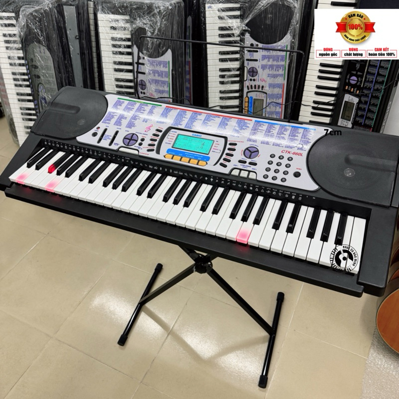 an organ n i a Nh t CASIO CTK 660L phim co en LED co touch i u ti ng phong phu. Am thanh hay. B o hanh 12 thang Shopee Vi t Nam