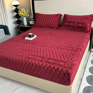 Bộ Ga Gối Nỉ Nhung COCO in Nổi Hoạ Tiết Mẫu Mới 2024 Chất Liệu Dày Dặn Mềm Mịn Ấm Áp Cao Cấp Giữ Nhiệt Tốt