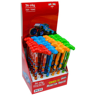 Bút chì khúc 2B Monster Truck Smartkids PC19