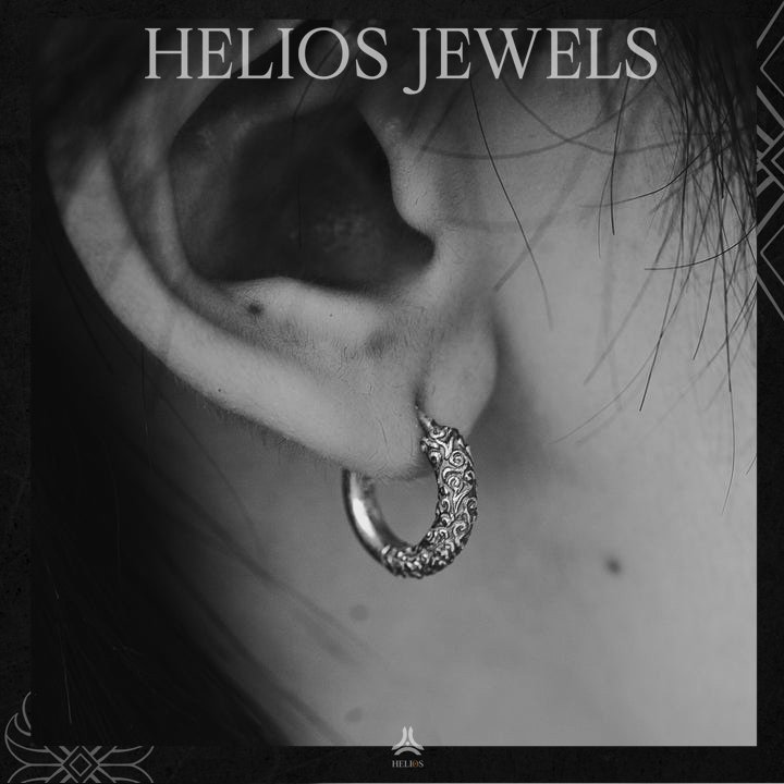 Ảnh Khuyên Tai Bạc S925 Flying Nimbus Helios Silver Original 4
