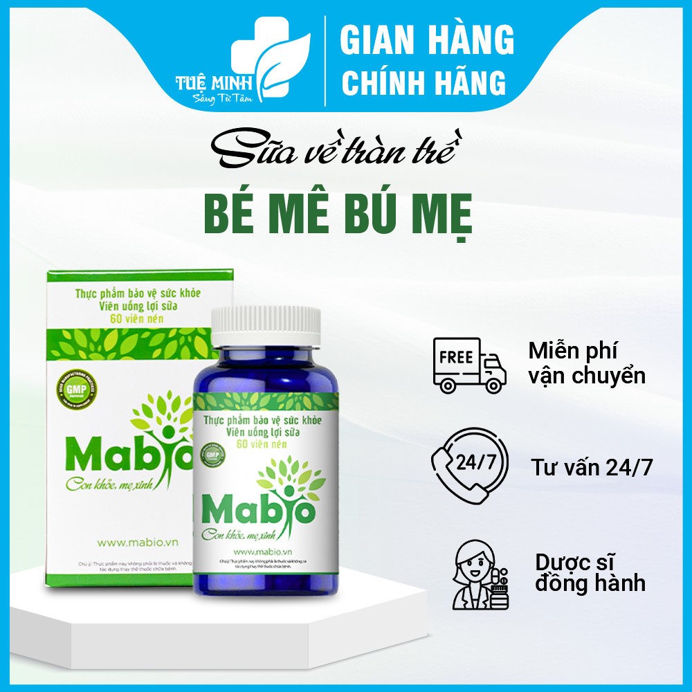 Viên Uống Lợi Sữa Mabio - Dành Cho Phụ Nữ Sau Sinh Mất Sữa, Ít Sữa ...