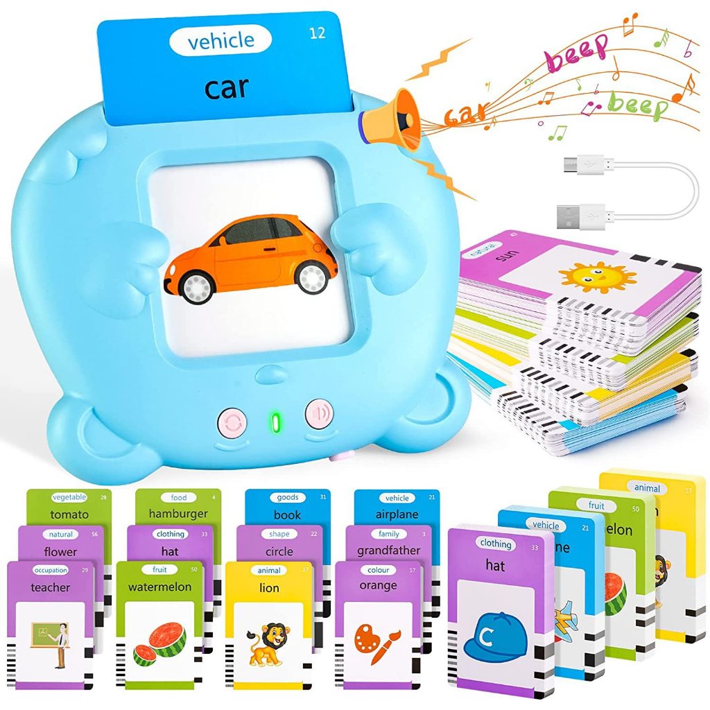 Máy đọc thẻ song ngữ, máy đọc thẻ Flashcard song ngữ Anh - Việt, máy đọc thẻ từ vựng cho bé.