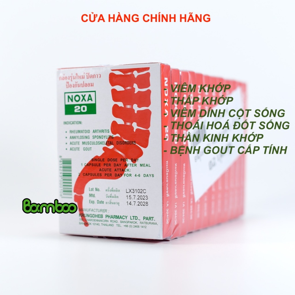 [Date 2028] Bộ 12 hộp xương khớp Noxa Thái Lan (chính hãng)