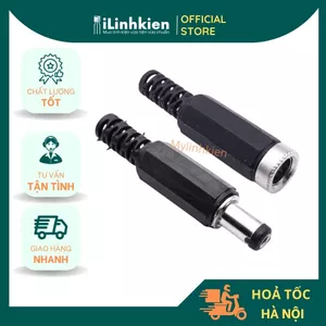 Jack nguồn dc đực cái 5.5x2.1mm 5.5x2.5mm chất lượng tốt.