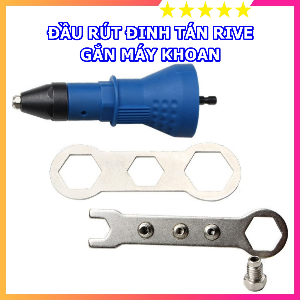 Đầu rút đinh tán gắn máy khoan - Đầu rút đinh rive tiện dụng | Shopee ...