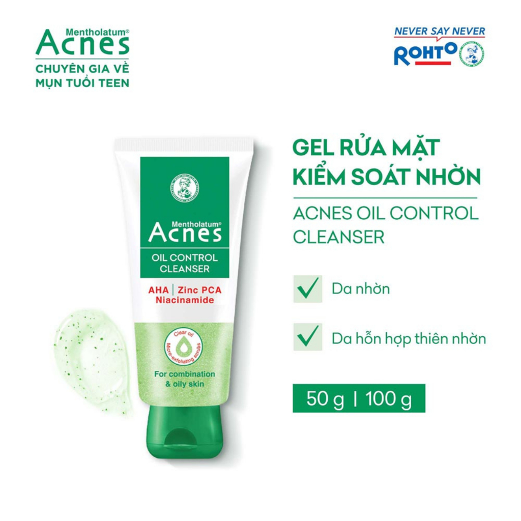 Ảnh Acnes Sữa Rửa Mặt Dạng Kem Và Dạng Gel Các Loại 3