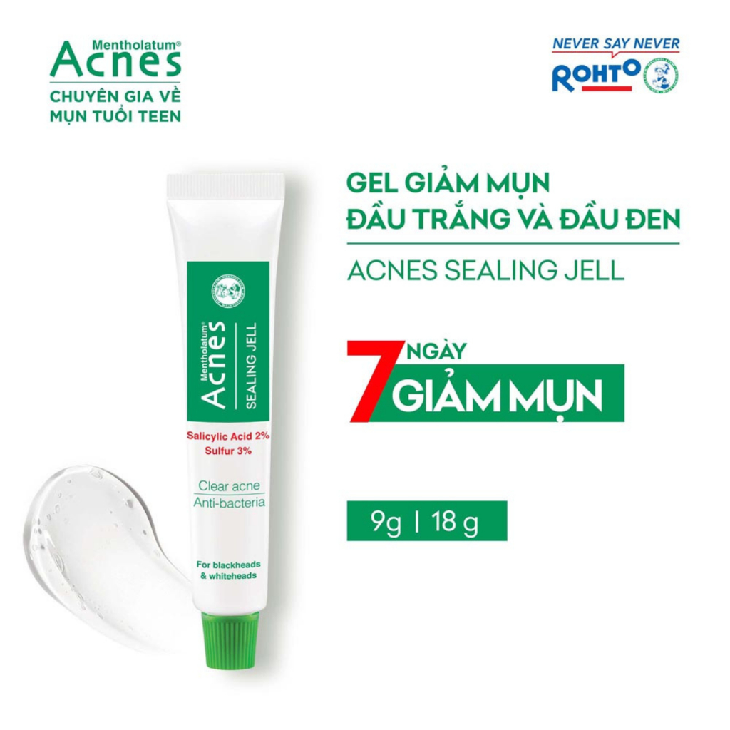 Ảnh Acnes Kem Và Gel Giảm Mụn, Thâm Mụn Chuyên Sâu Sealing Jell / Scar Care / Blemish Clear Cream 3