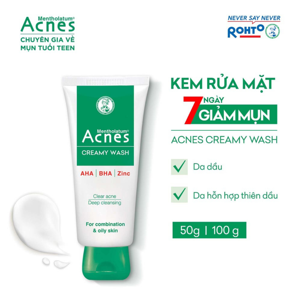 Ảnh Acnes Sữa Rửa Mặt Dạng Kem Và Dạng Gel Các Loại 1