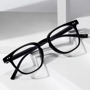 Kính mắt nam nữ mắt kính không độ phong cách Hàn Quốc chống tia UV ánh sáng xanh đẹp thay được tròng cận HANASO 088