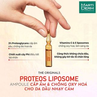 Ampoule Chống Oxy Hoá, Phục Hồi Da Chuyên Sâu MartiDerm The Originals Proteos Liposome