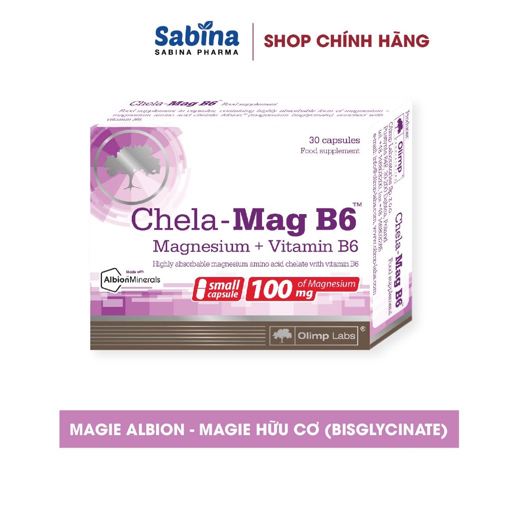 Ảnh Chela-Mag B6 –Thực phẩm bảo vệ sức khỏe bổ sung Magie và Vitamin B6 hỗ trơ giảm mệt mỏi, hỗ trợ hệ thần kinh-Olimp Labs 2