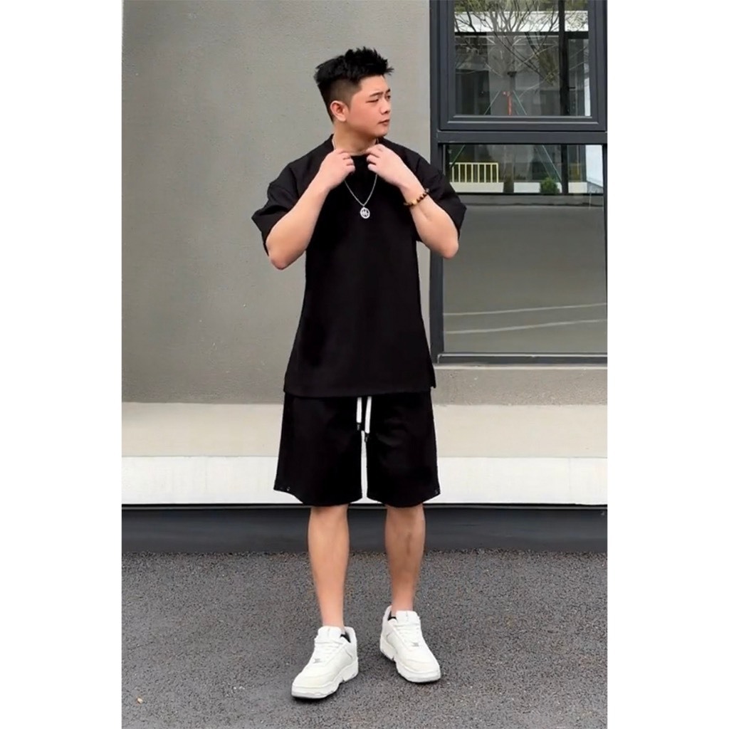 Bộ Phông Hè Thể Thao Cổ Tròn Trơn Cá Tính Sành Điệu, Chất Liệu Cotton Ngoại Mềm Mịn Thấm Hút Mồ Hôi Cực Tốt