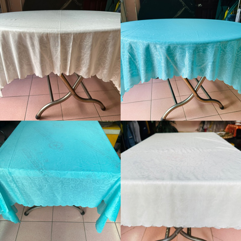 Khăn trải bàn vải siu lạnh ép hoa hồng