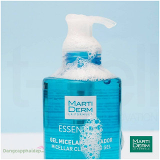 Gel Rửa Mặt Martiderm Dịu Nhẹ Dành Cho Mọi Loại Da - Martiderm Essentials Micellar Cleansing Gel 200ml