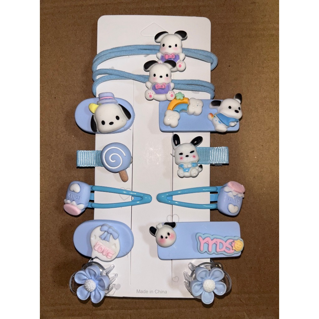 Set kẹp tóc 12 món dễ thương dành cho bé gái