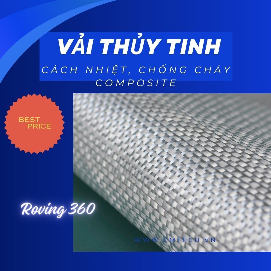 Vải thủy tinh cách nhiệt, chống cháy, cốt composite (1m) | Shopee Việt Nam