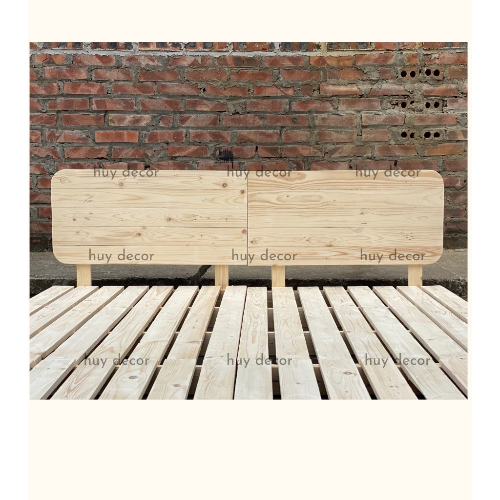 Đầu  Giường Pallet Gỗ Thông Đủ Kích Thước HUY decor | BigBuy360 - bigbuy360.vn