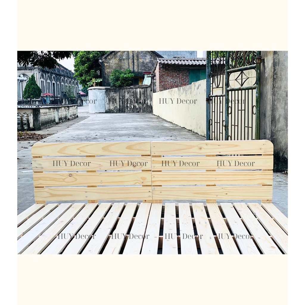 Đầu  Giường Pallet Gỗ Thông Đủ Kích Thước HUY decor | BigBuy360 - bigbuy360.vn