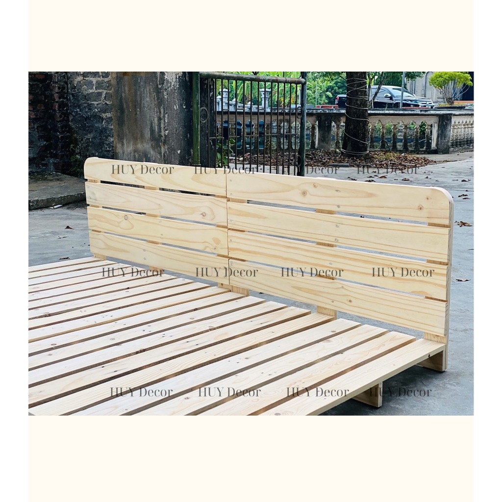 Đầu  Giường Pallet Gỗ Thông Đủ Kích Thước HUY decor | BigBuy360 - bigbuy360.vn
