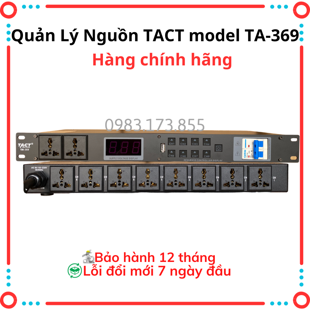 Quản lý nguồn cao cấp PHD Model PH-10 và TACT Model TA-369 Trang bị ...