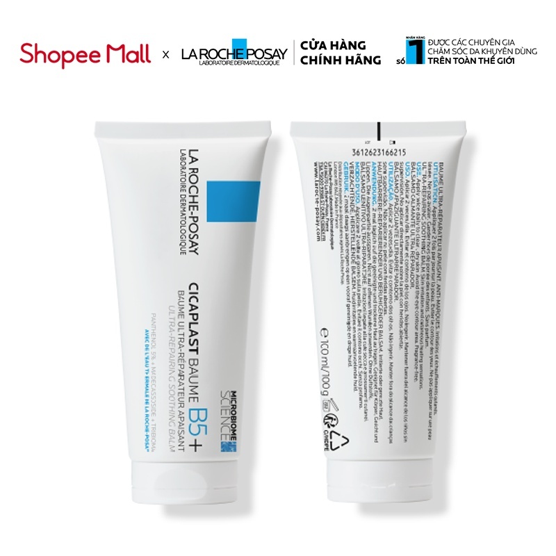 Ảnh Kem dưỡng làm dịu, làm mát, phục hồi da La Roche Posay Cicaplast Baume B5 40ml/ 100ml- AJA'S SKINLAB 4