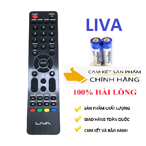 Remote điều khiển tivi LIVA dòng smart chính hãng nguyên tem, bảo ...