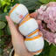 Cóng sứ chim chòe than , chòe lửa hàng Bát Tràng mẫu cầu vòng gắn sẵn tai
