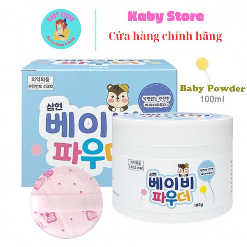 Phấn rôm trẻ em Hàn Quốc TODAC BABY POWDER lọ 100g | Shopee Việt Nam