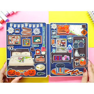 Ngôi nhà Halloween ma mị của Tocaboca - Búp bê giấy