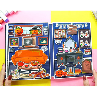 Ngôi nhà Halloween ma mị của Tocaboca - Búp bê giấy