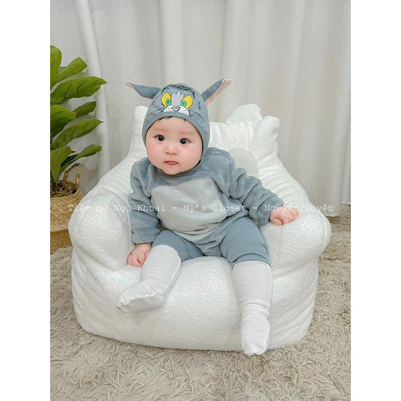 [MD44] Set 3 món bodysuit Tom&Jerry cho bé bản Trung siêu đáng yêu