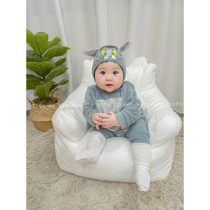 [MD44] Set 3 món bodysuit Tom&Jerry cho bé bản Trung siêu đáng yêu