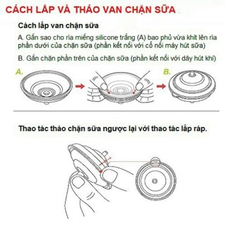 Nắp đậy chặn sữa Spectra/ Màng ngăn sữa - phụ kiện thay thế cho máy hút sữa M1, M2, S1, S2, Q, 9S, 9PLUS