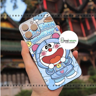 Tấm dán Skin Mặt Sau Doremon MS08 FULL VIỀN 15 pro max , 14 pro max , 13 pro max , 12 pro max , 11 pro max - FukiShop