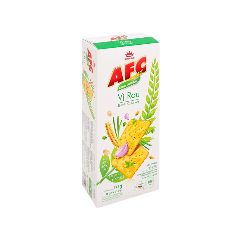 AFC Bánh Dinh Dưỡng Vị Rau 172g | Shopee Việt Nam