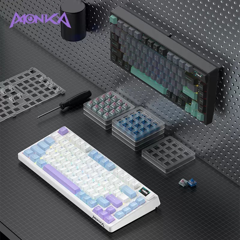 Bàn Phím Cơ Monka 3075 Pro V2 | Shopee Việt Nam