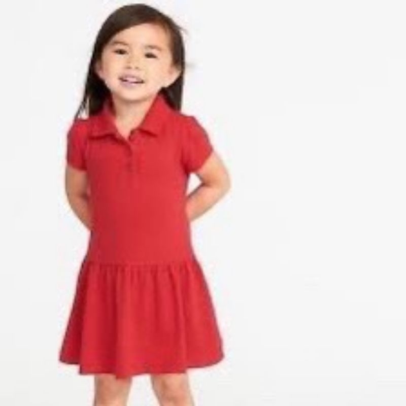 (Sale) Đầm Place* cổ polo bé gái size đại - dư xịn (18 -47kg)