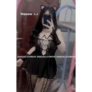 SET VÁY COSPLAY MÈO FULL PHỤ KIỆN BIG SIZE