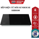 Bếp điện từ đôi Sunhouse SHB8100 Mặt kính cường lực - Chế độ hẹn giờ - Khóa trẻ em tiện lợi — ảnh 1