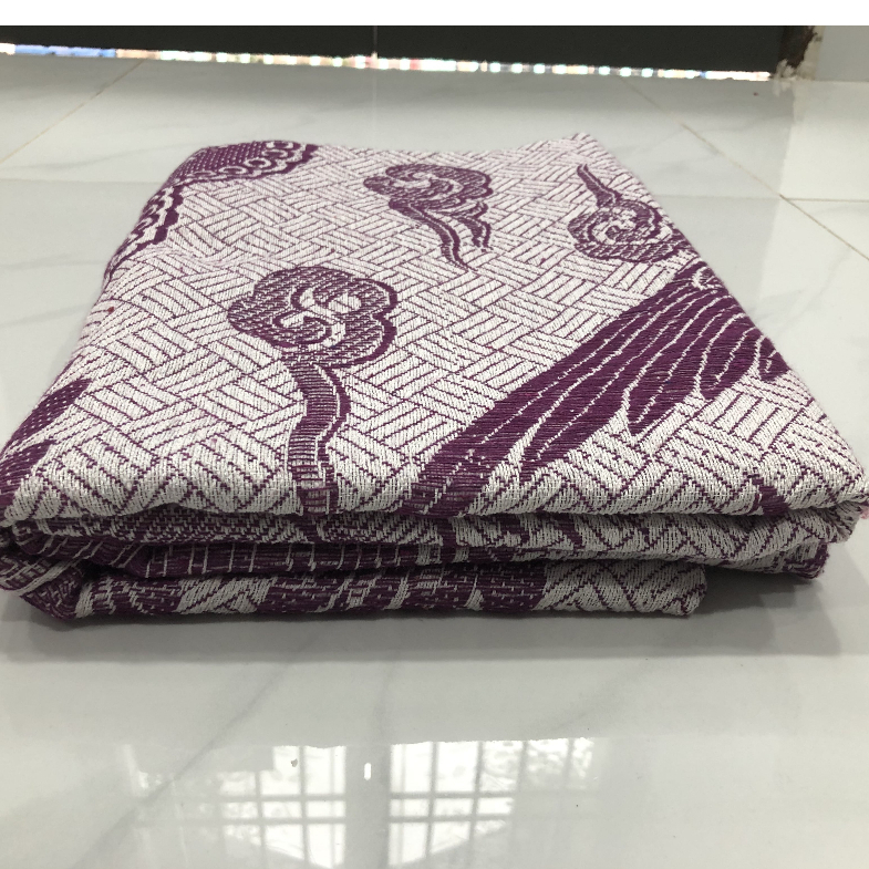 Chăn chỉ cotton con công nhiều màu , mền 100% cotton 1m5x1m9 , dệt chỉ, họa tiết công phụng đẹp mắt