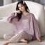 Bộ pijama nữ Hàng Quảng Châu LOẠI 1 CHẤT THUN MỀM dài tay (kèm video thật) bộ ngủ nữ bigsize dài tay sau sinh
