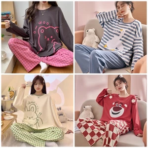 Bộ pijama nữ Hàng Quảng Châu LOẠI 1 CHẤT THUN MỀM dài tay (kèm video thật) bộ ngủ nữ bigsize dài tay sau sinh