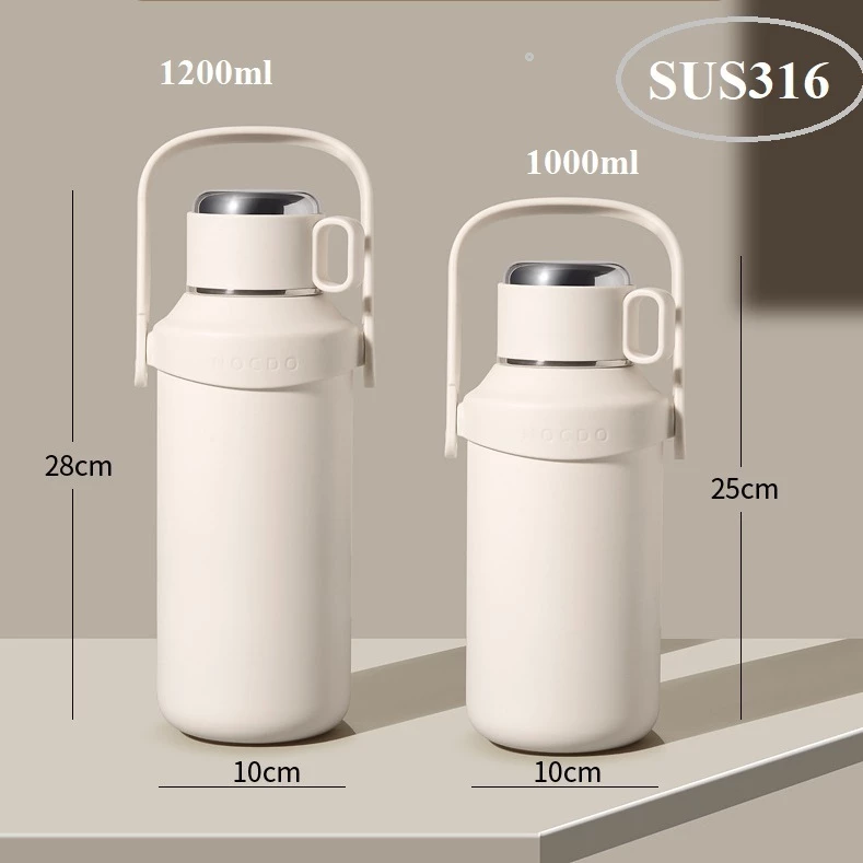 Bình Giữ Nhiệt INOX 316 1200ml Giữ Nhiệt 24h An Toàn Sức Khoẻ Khi Sử Dụng - NENON