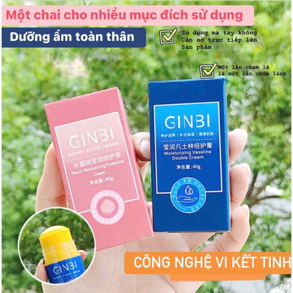 Kem Nẻ Gót Chân GINBI Giảm Nứt Nẻ Gót Chân, Nứt Nẻ Tay Dạng Lăn Tiện Lợi Dưỡng Ẩm Mịn Màng Hàng Chuẩn Nội Địa KNE03