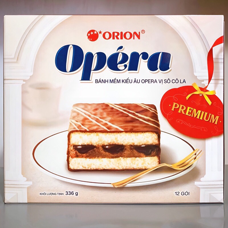 Bánh Mềm Opera Orion Vị Socola hộp 336g (12 gói*28g)-có ship hoả tốc ...