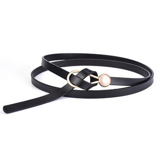 Thắt Lưng Da Dây Nhỏ 1*110cm B23 Nút Thắt Sáng Tạo Điều Chỉnh Theo Eo Thông Minh Phong Cách Hàn Quốc