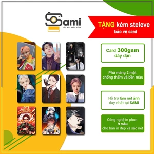 In card bo góc theo yêu cầu 5.5 x 8.5cm SAMI