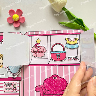 Tiệm làm tóc của Barbie - Búp bê giấy