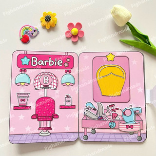 Tiệm làm tóc của Barbie - Búp bê giấy